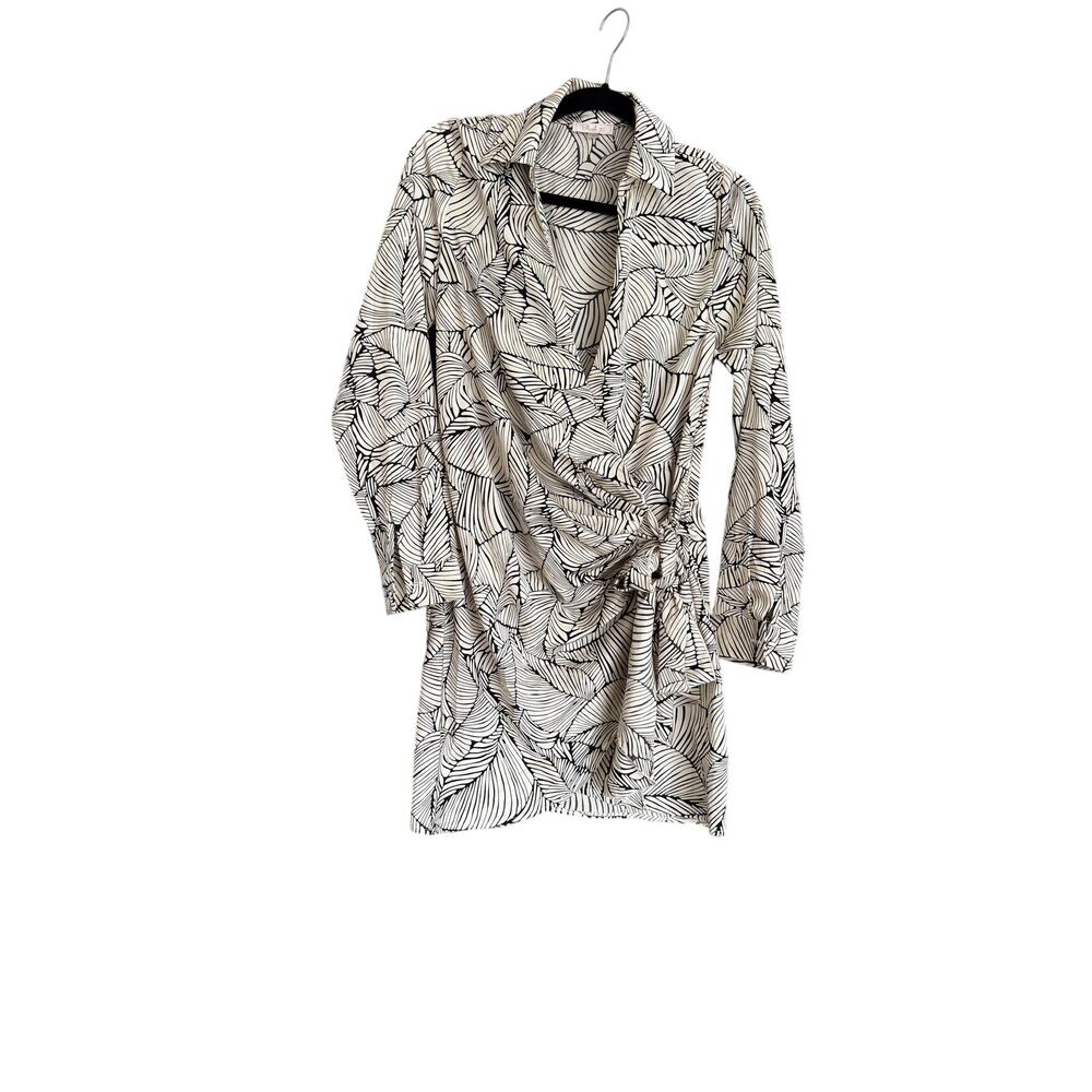 Blush BJ Women's Tropical Wrap Dress Size M